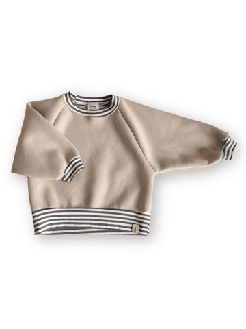 Oversized Kuschelsweater beige - Coucou Ma Vie